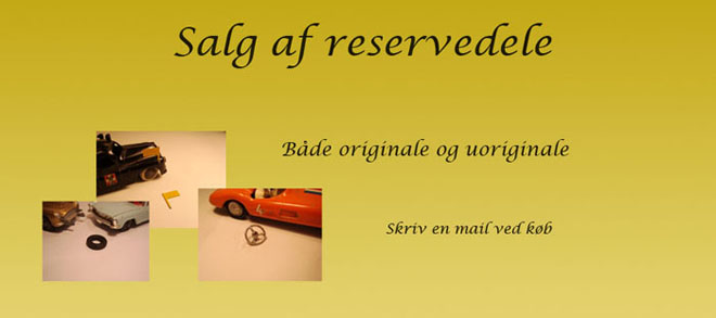 K&oslash;b reservedele og s&aelig;t dine biler i stand
