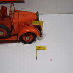 Flag blik gult m. tekst