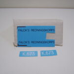 Øksebil Falck´s Redningskorps sort skrift